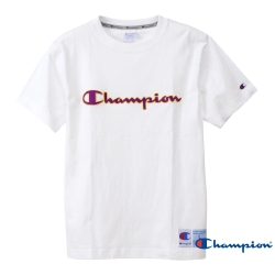 Champion AS刺繡LOGO短TEE  白色