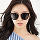CARIN 貓眼大框韓系 偏光太陽眼鏡 NewJeans代言/黑-玫瑰金#RONAD N C1 product thumbnail 1
