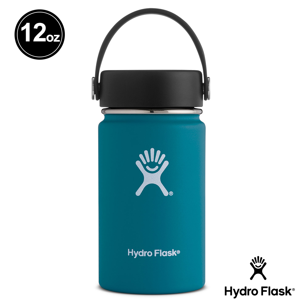 美國Hydro Flask 真空保冷/熱寬口鋼瓶 355ml 玉石綠