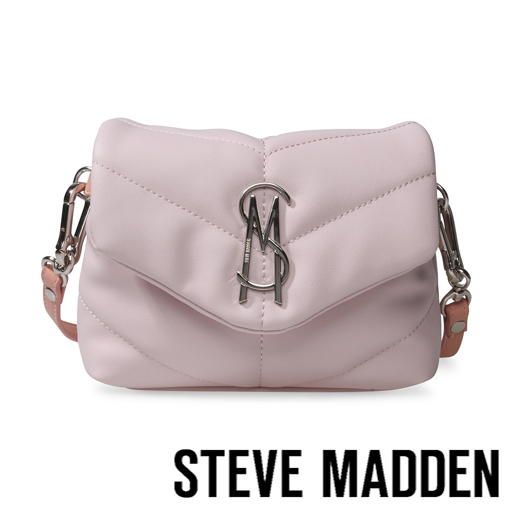 STEVE MADDEN-BTOY 壓線軟綿雲朵包-藕粉色