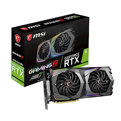 微星顯示卡 GeForce RTX 2070 GAMING Z 8G