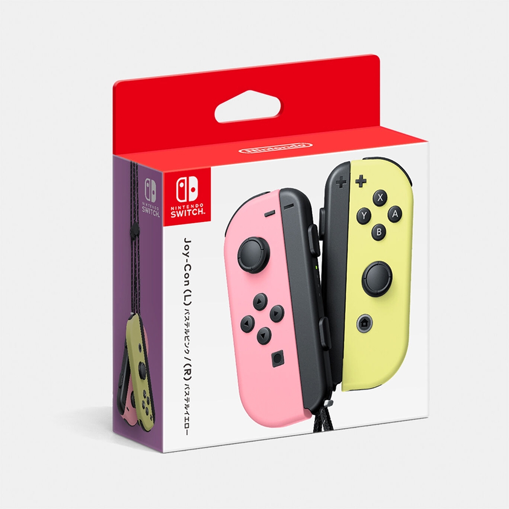 現貨】Nintendo Switch Joy-Con 控制器組粉紅&粉黃| Switch 週邊配件