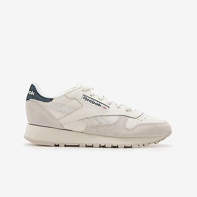 Reebok Classic Leather [100032773] 男女 休閒鞋 運動 經典 復古 麂皮 皮革 米 藍