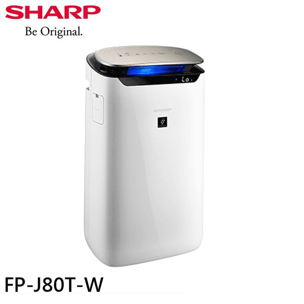 SHARP 夏普 PM2.5自動除菌離子空氣清淨機 FP-J80T-W