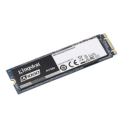 金士頓 A1000 480GB M.2 2280 PCIe NVMe?  SSD 固態硬碟