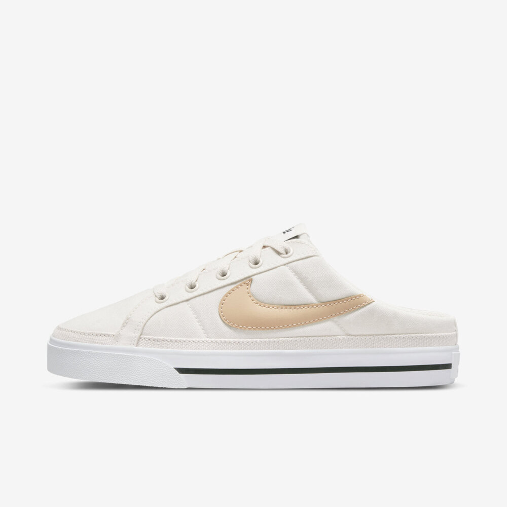 Nike Wmns Court Legacy Mule [DB3970-002] 女 穆勒鞋 休閒 帆布 復古 杏色