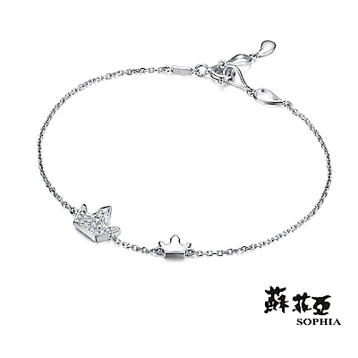 蘇菲亞SOPHIA 鑽石手鍊 - 小皇冠鑽石手鍊