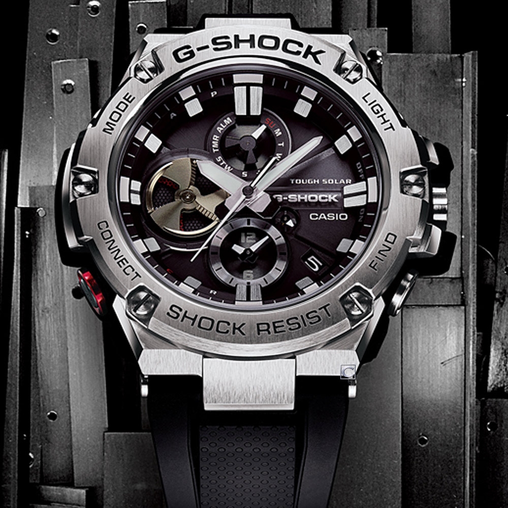 CASIO G-SHOCK 智慧藍牙太陽能運動錶GST-B100-1A | G-SHOCK | Yahoo