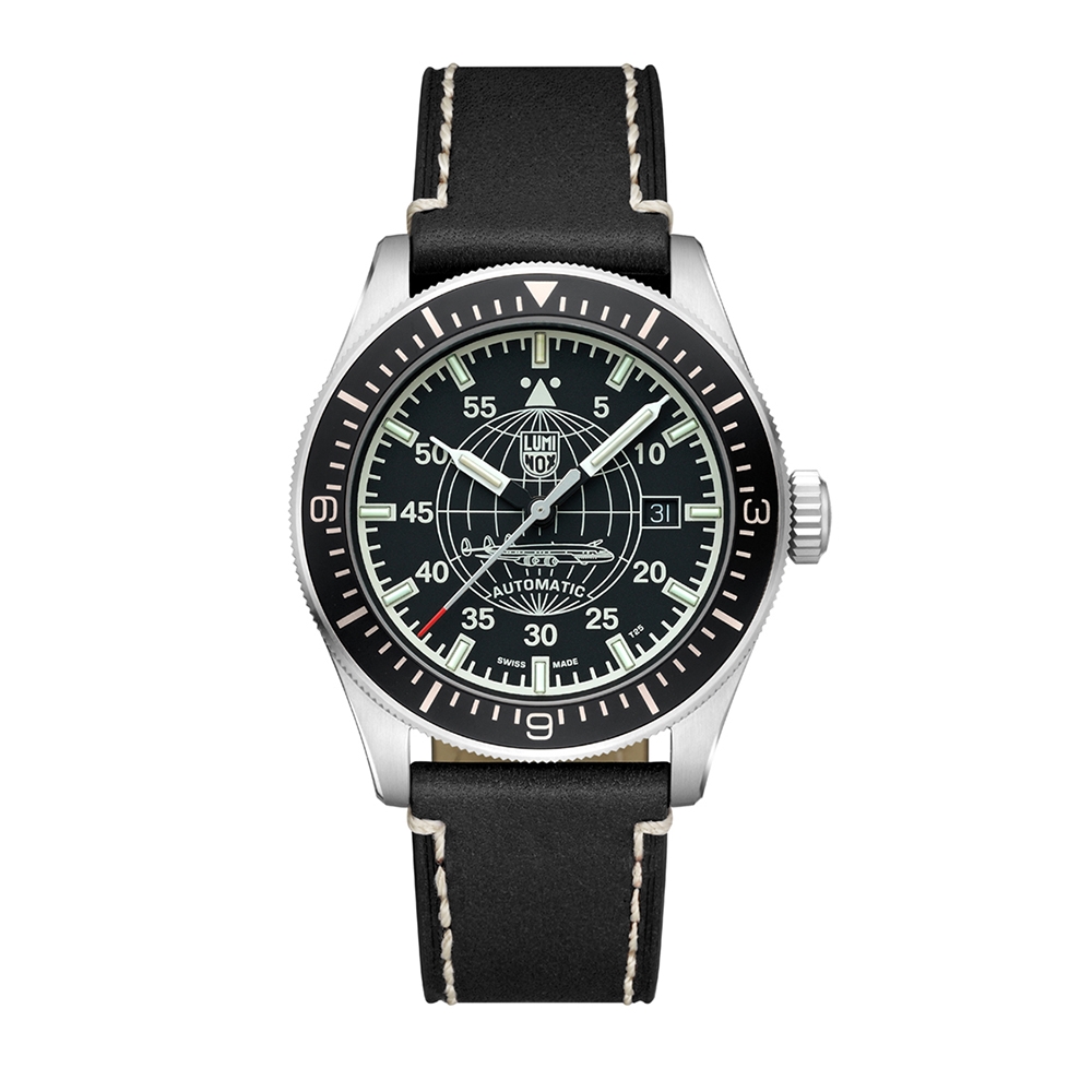 LUMINOX 雷明時洛克希德馬丁星座機械腕錶–黑 / 9601