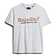 SUPERDRY 女裝 短袖T恤 Rainbow Logo Relaxed 冰川灰 product thumbnail 1