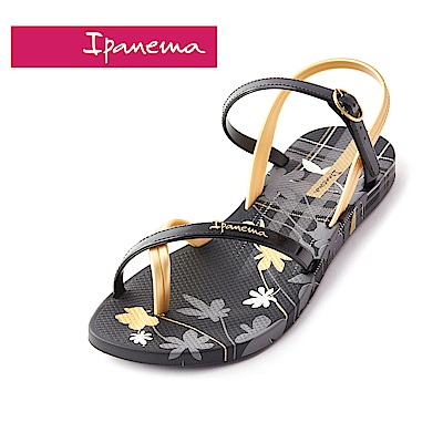 IPANEMA FASHION SAND VIF 設計線條涼鞋-黑