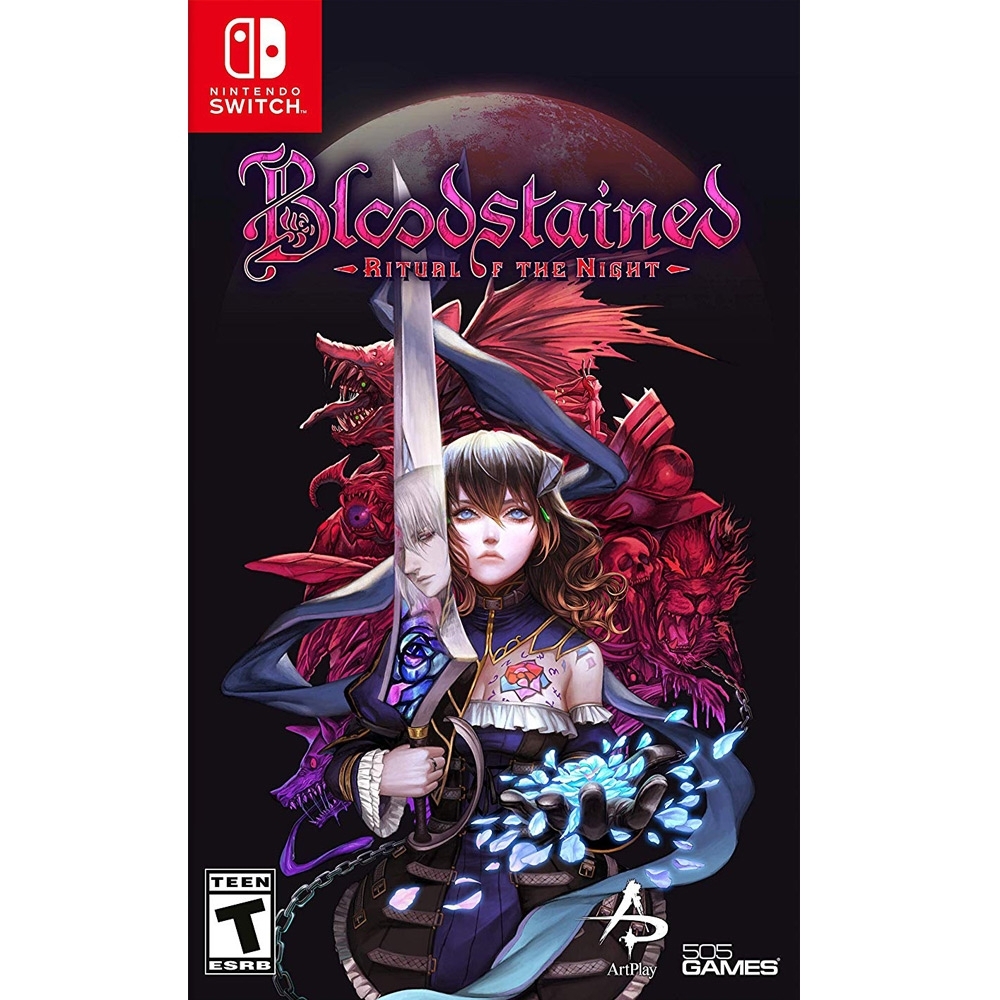 血咒之城：暗夜儀式 Bloodstained - NS Switch 中英日文美版 | Switch 遊戲軟體 | Yahoo奇摩購物中心