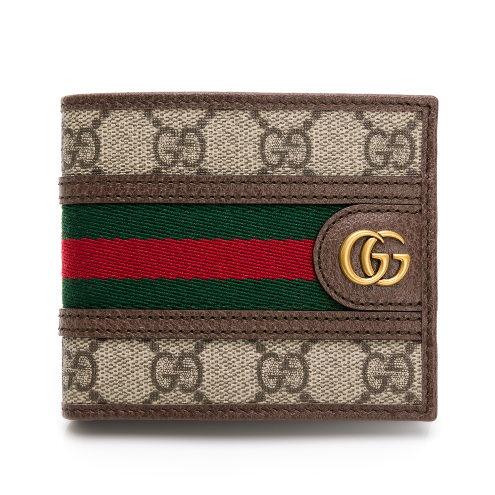 GUCCI OPHIDIA 男士對開短夾8卡