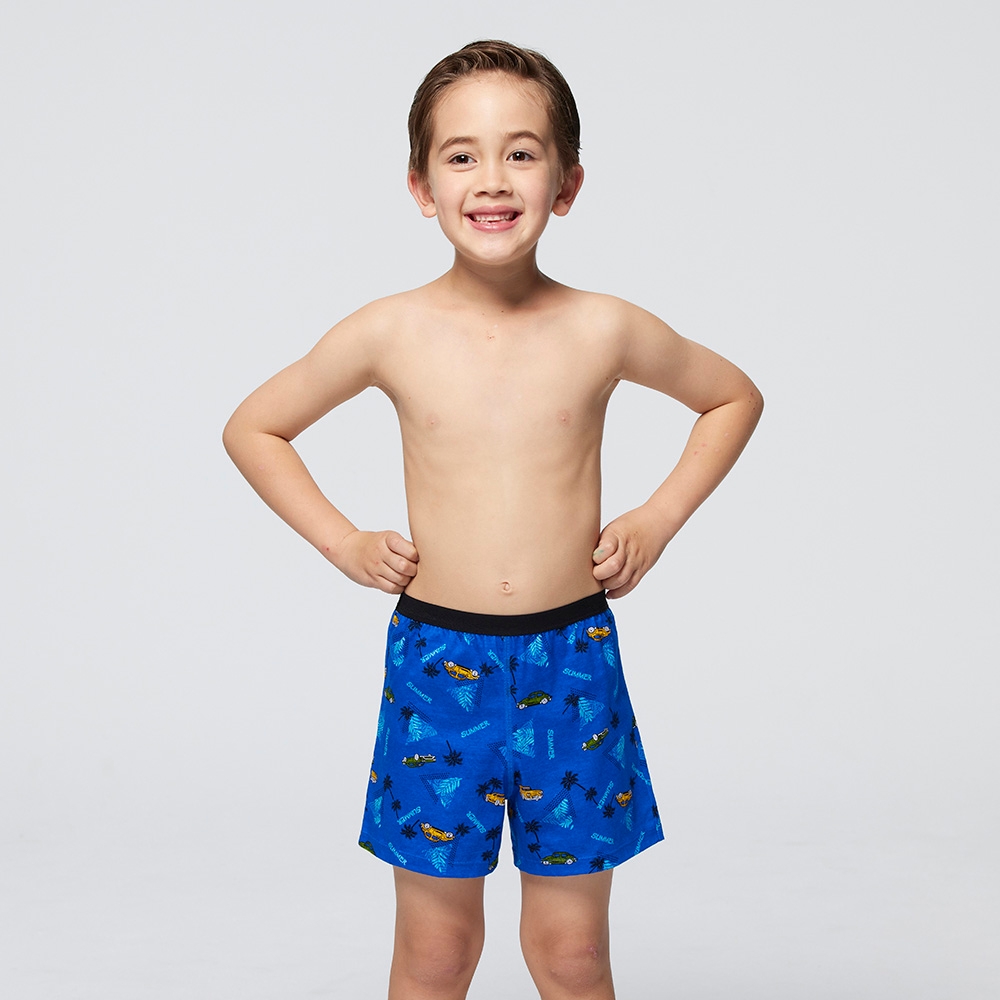 DADADO-暢遊一夏 110-130男童內褲(深藍) 品牌推薦-舒適寬鬆-GCQ331DB