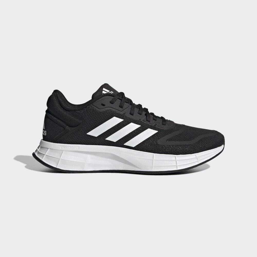 Adidas Duramo 10 [GX0709] 女 慢跑鞋 運動 健身 休閒 輕量 透氣 舒適 穿搭 愛迪達 黑白