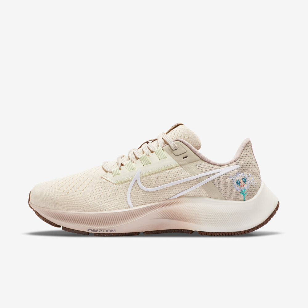 Nike Wmns Air Zoom Pegasus 38 [DM7195-211] 女慢跑鞋小飛馬刺繡奶茶