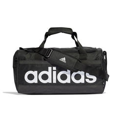 Adidas Linear Duffel S 黑色 大Logo 運動 手提 背帶 健身包 HT4742