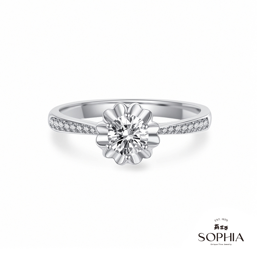SOPHIA 蘇菲亞珠寶 - 摯愛 30分 GIA F/SI2 18K金 鑽石戒指