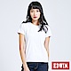 EDWIN EFS夾層LOGO印花 短袖T恤-女-白色 product thumbnail 1