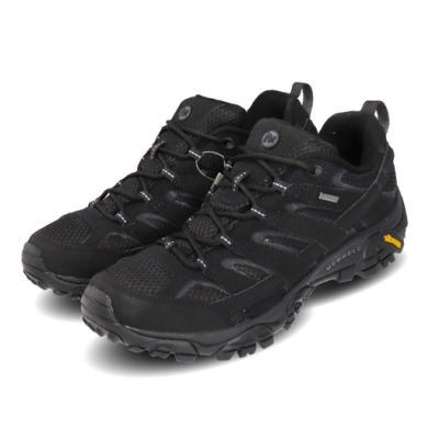 Merrell 戶外鞋 Moab 2 GTX 運動 男鞋 登山 越野 耐磨 黃金大底 防潑水 穩定 黑 灰 ML599613