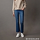 GIORDANO  女裝彈力高腰小喇叭九分牛仔褲 - 27 中藍 product thumbnail 1