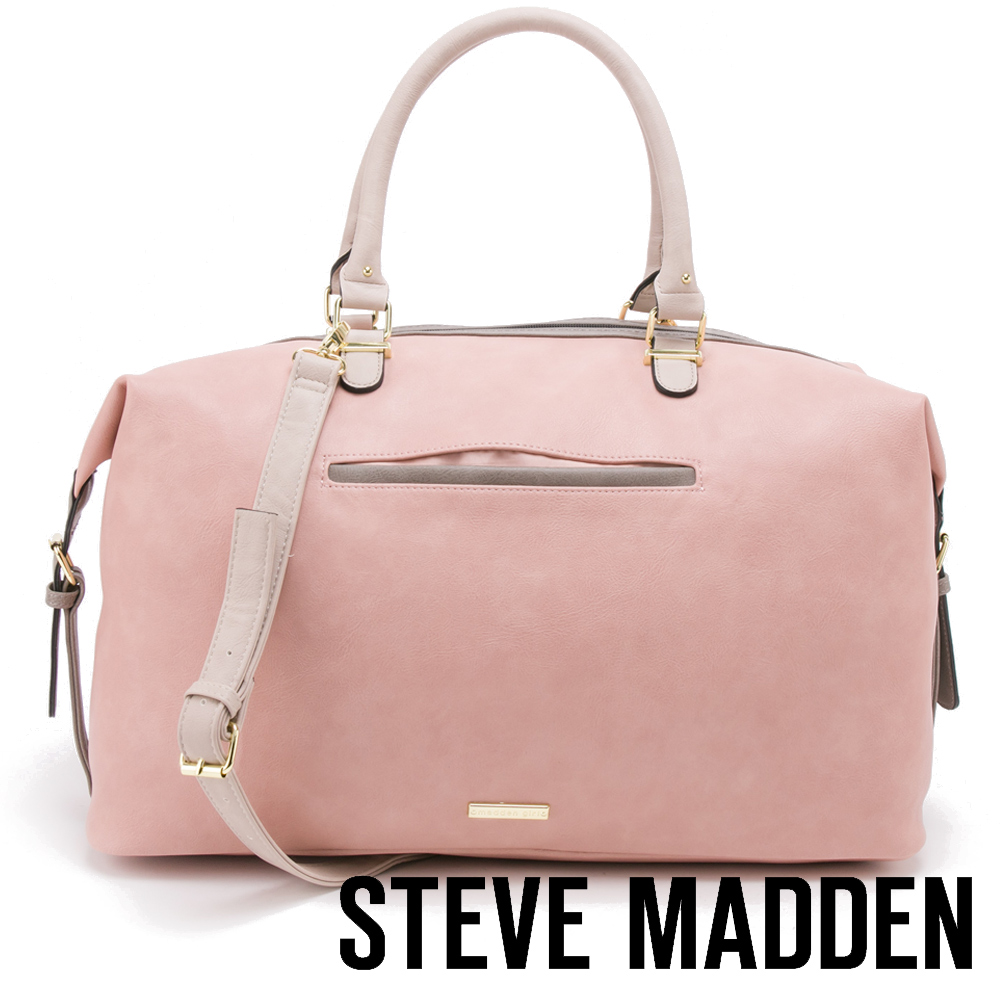 STEVE MADDEN-MGGLAMM-小週末旅行包-粉紅