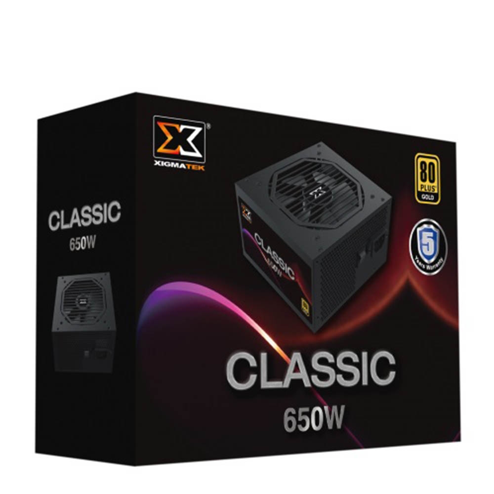 【Xigmatek 富鈞】 Classic 650W 80+金牌主日系電容電源供應器POWER