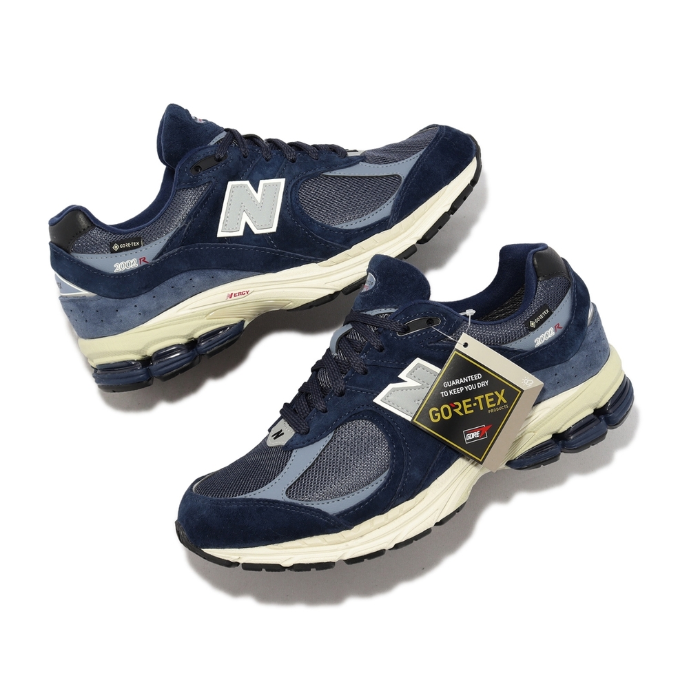 New Balance 休閒鞋2002RX 男鞋GTX 防水海軍藍麂皮反光緩震復古NB