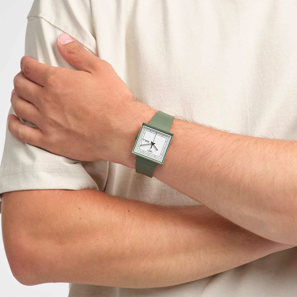 Swatch Gent 原創系列手錶 WHAT IF GREEN? (33mm) 男錶 女錶 手錶 瑞士錶 錶
