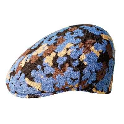 KANGOL-504 CAMO 迷彩鴨舌帽-棕色