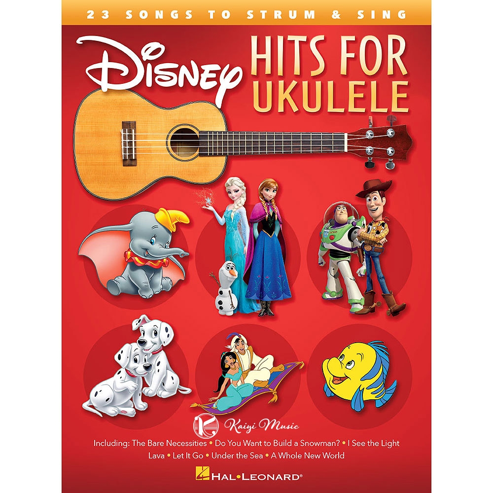 【凱翊︱HL】迪士尼熱門曲集 烏克麗麗樂譜Disney Hits for UKULELE