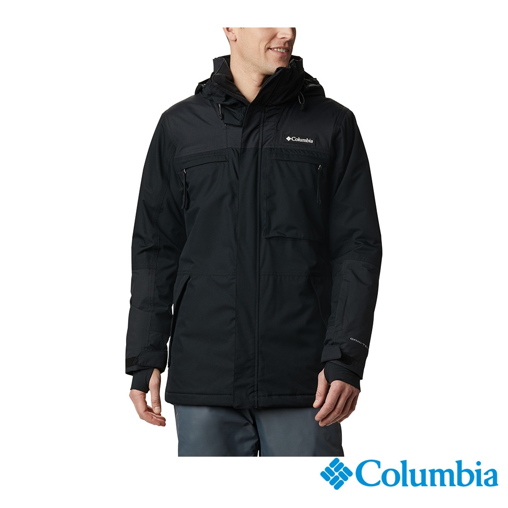 Columbia 哥倫比亞 男款 - Omni-Tech防水保暖外套-黑色 UWE09710BK