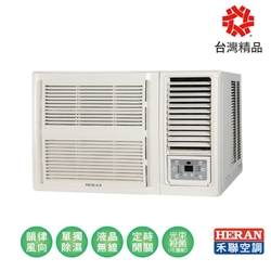 B級福利品出清-HERAN 禾聯 5-7坪 R32窗型一級能效變頻空調(HW-GL41B)