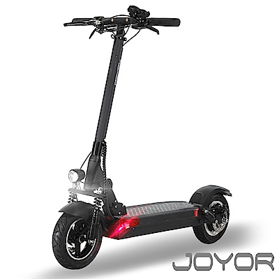 【JOYOR】EY-09 48V鋰電定速  500W電機 10吋大輪徑 碟煞電動滑板車