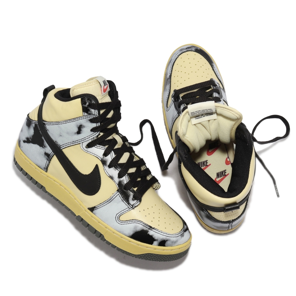 Nike 休閒鞋Dunk High 1985 SP 男鞋復古仿舊舒適穿搭Lemon Drop 卡其