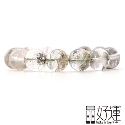 【晶好運】天然清透綠幽手珠15mm/招財開運石(BB-398/現貨)