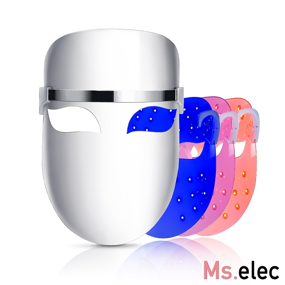 Ms.elec米嬉樂 亮妍光學面膜 LED面膜 光能面膜 面膜機