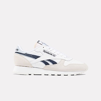 Reebok Classic Leather [100074353] 男女 休閒鞋 經典 復古 舒適 穿搭 白 深藍