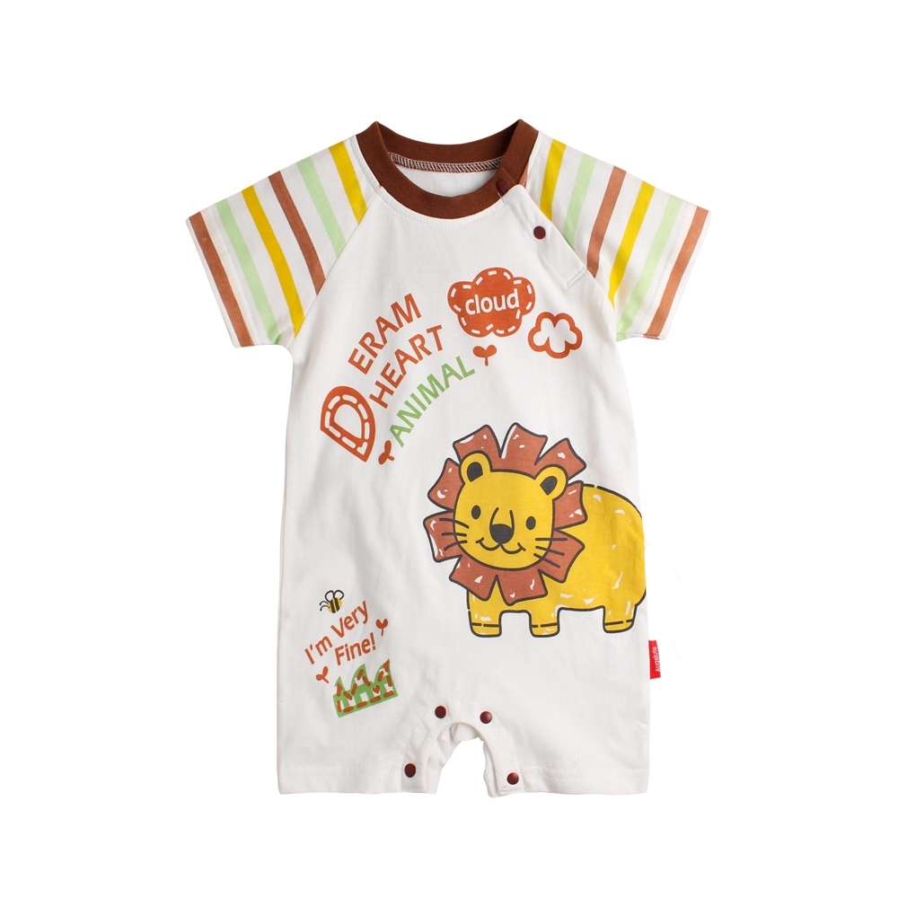 Baby童衣 可愛男女童動物造型短袖連身衣 90071 product image 1