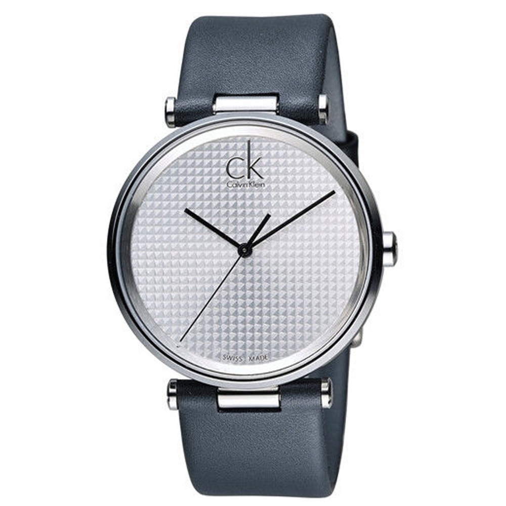 Calvin Klein CK 菱格紋中性腕錶 K1S21120