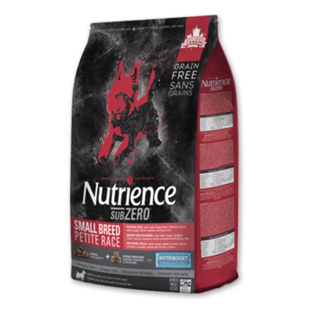 加拿大Nutrience紐崔斯SUBZERO頂級無穀小型犬+凍乾(牛肉+羊肉) 2.27kg(5lbs) (NT-S6214)