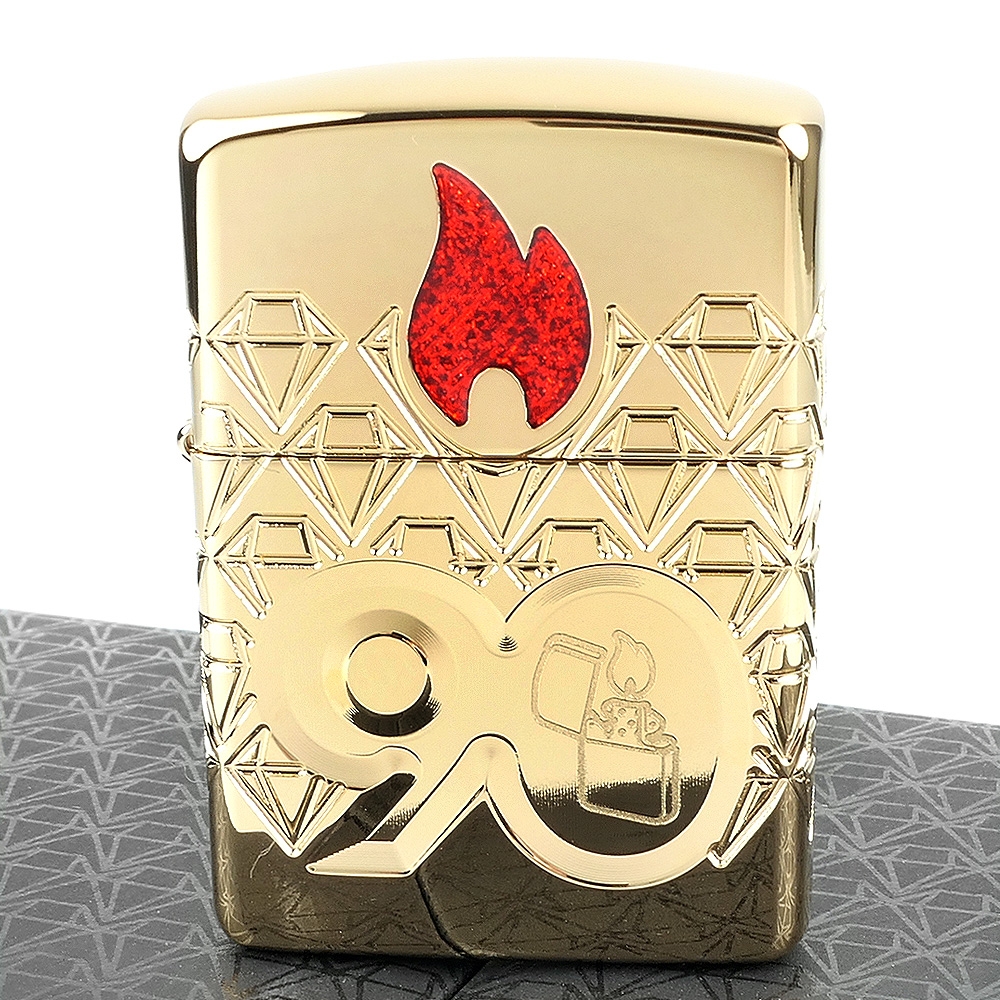 ZIPPO 美系~90週年限量款-亞太區限定鍍金版| 打火機/菸具| Yahoo奇摩