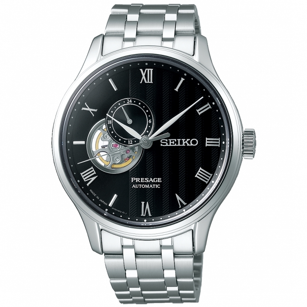 SEIKO 精工錶 Presage 開芯機械腕錶 4R39-00W0D(SSA377J1)41mm