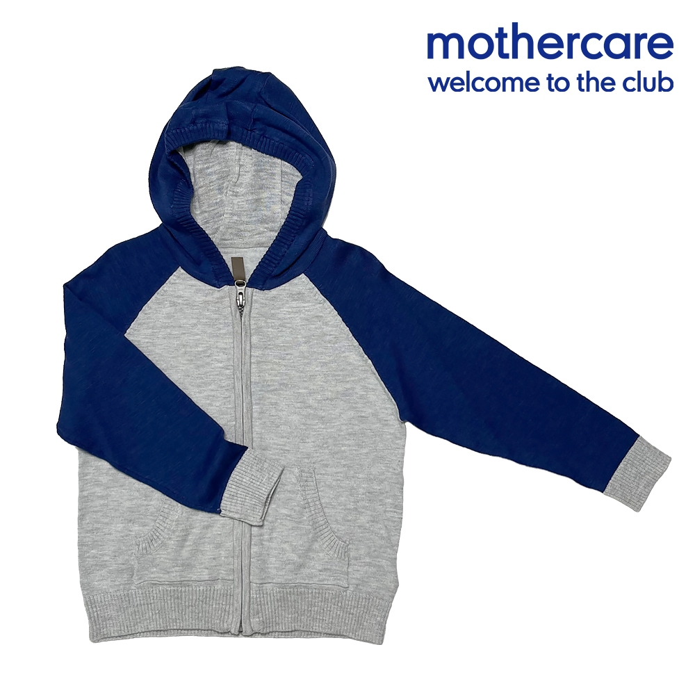 mothercare 專櫃童裝 藍白針織運動外套(3-8歲)