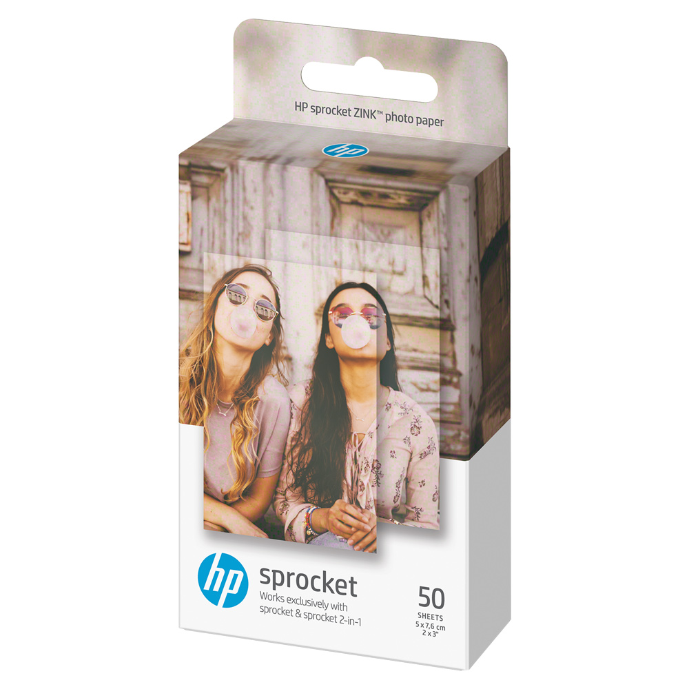 HP Sprocket Zink 2x3 50張 原廠相紙