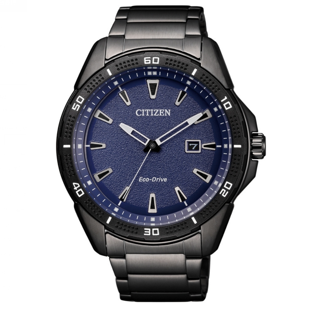 CITIZEN星辰 GENT'S系列 光動能經典時尚腕錶 44mm/AW1585-55L
