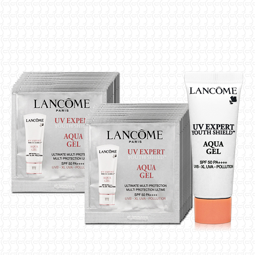 LANCOME蘭蔻 超輕盈UV水凝露10ml+1ml*20