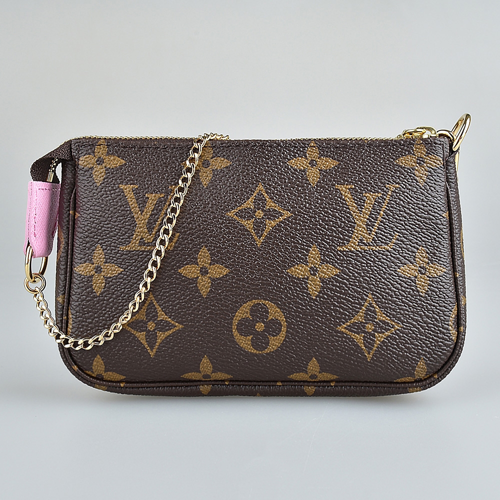 Authentic LOUIS VUITTON Monogram Mini Pochette Accessoires M81760  #M81-760-A