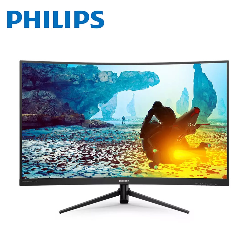 PHILIPS 32型 曲面 322M8CP(寬)螢幕顯示器