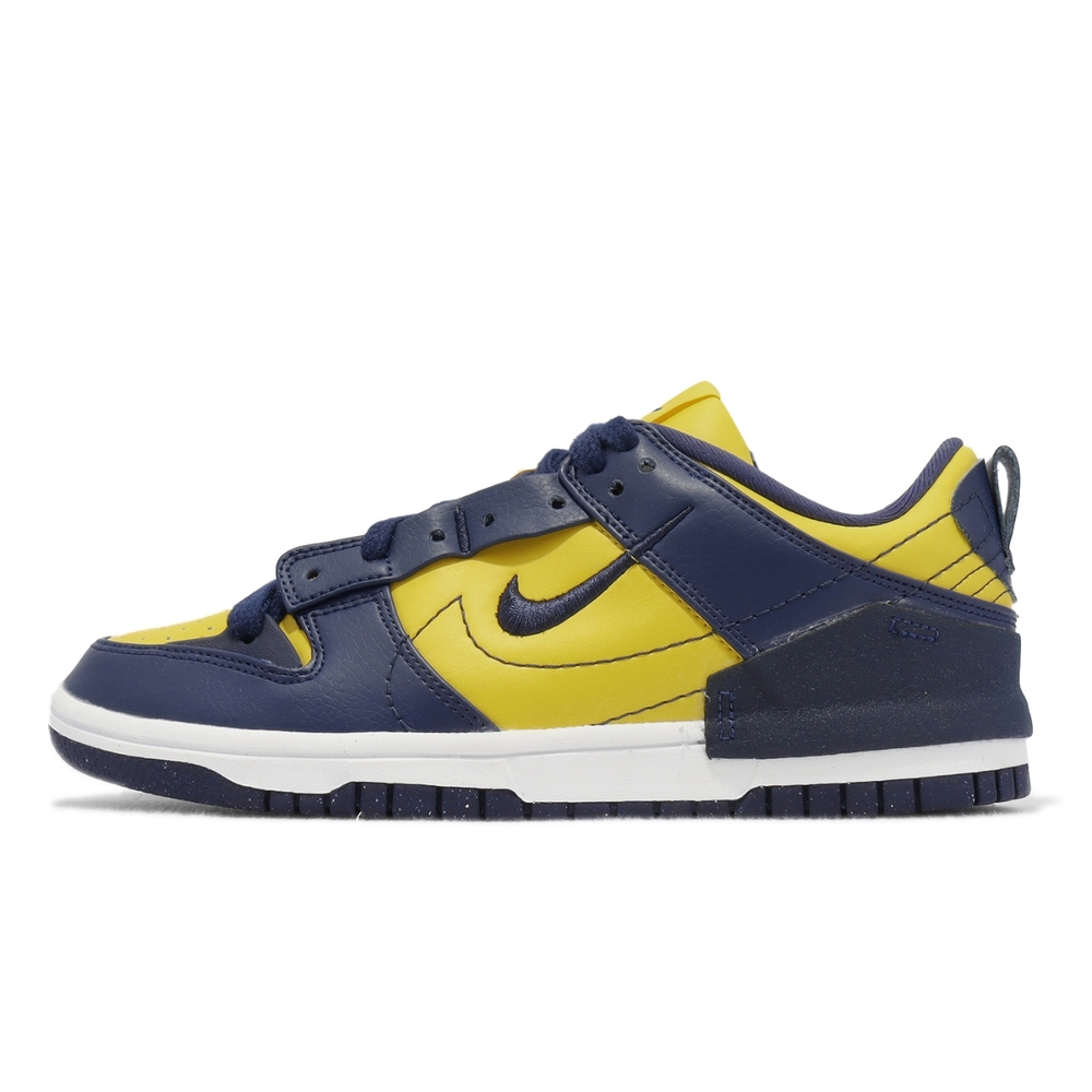 Nike 休閒鞋Wmns Dunk Low Disrupt 2 女鞋深藍黃密西根低筒基本款